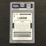 2015-16 NBA Hoops #170 Ty Lawson Signed Card AUTO PSA Slabbed Rockets