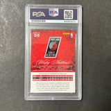 2011-12 Panini Prestige #98 Wesley Matthews Signed Card PSA Slabbed