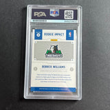 2011-12 NBA Hoops #10 Derrick Williams Signed Card AUTO PSA/DNA Slabbed RC Timbe