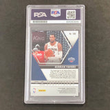 2019-20 Panini Mosaic #186 Derrick Favors Signed Card AUTO PSA Slabbed Pelicans