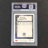 2008-09 Fleer #171 Kevin Martin Signed Card AUTO 10 PSA Slabbed Kings