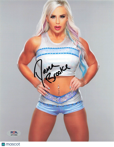 Dana Brooke Signed Wrestling 8x10 Photo PSA Autographed