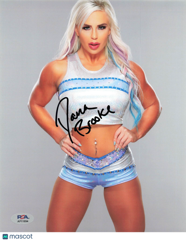Dana Brooke Signed Wrestling 8x10 Photo PSA Autographed