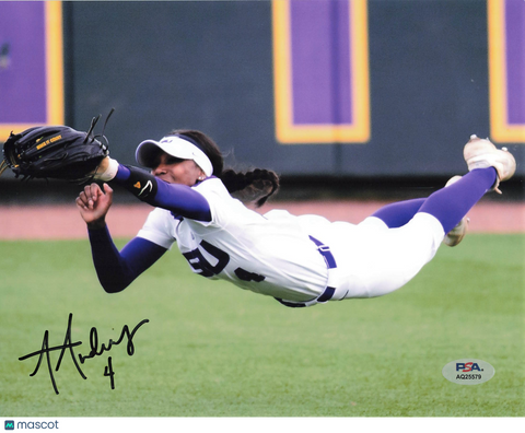 Aliyah Andrews LSU Tigers Signed 8x10 Photo PSA