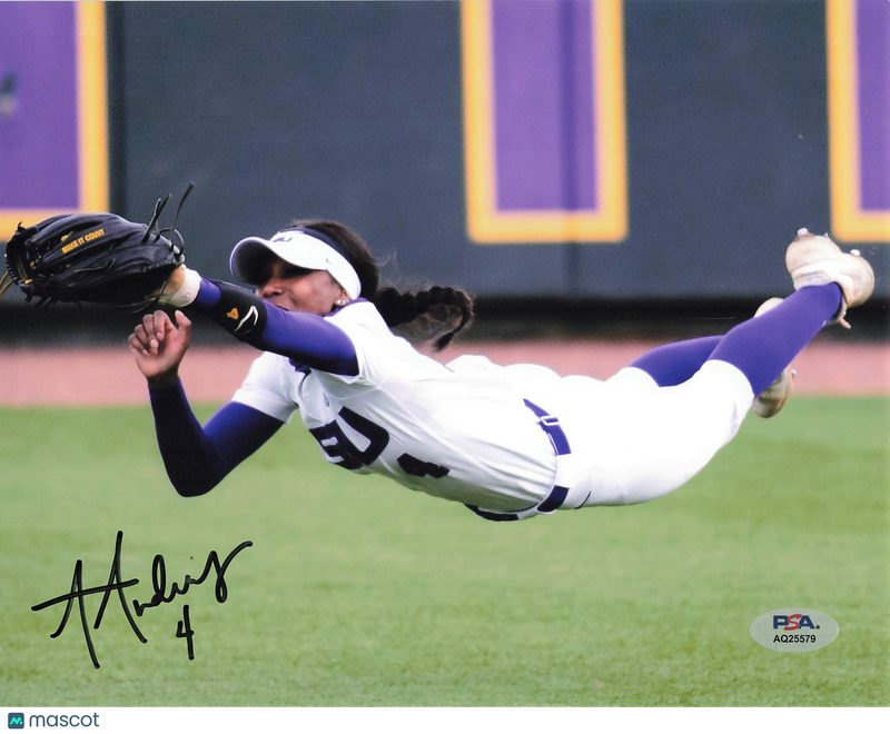 Aliyah Andrews LSU Tigers Signed 8x10 Photo PSA