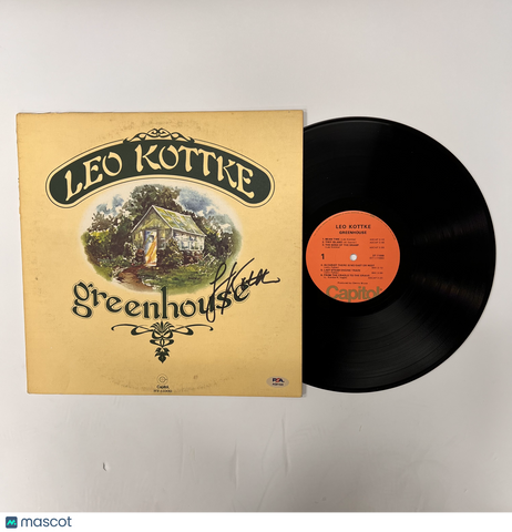 Leo Kottke Signed Greenhouse Vinyl Album PSA Auth