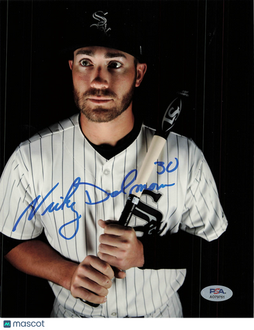 Nicky Delmonico Chicago White Sox Signed 8x10 Photo PSA