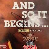 LeBron James Signed "And So It Begins... LeBron: Year One" ESPN The Magazine PSA