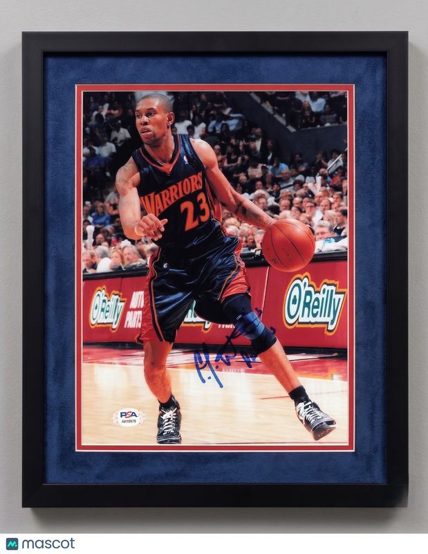 CJ Watson Golden State Warriors Signed Basketball 8x10 Custom Framed Photo PSA