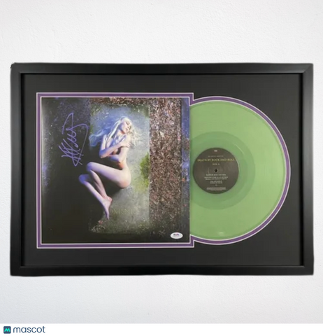 Taylor Momsen Signed Death by Rock and Roll Custom Framed Vinyl PSA Album Auth