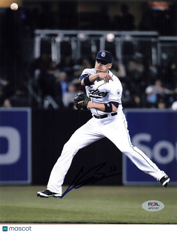 Clint Barmes San Diego Padres Signed 8x10 Photo PSA