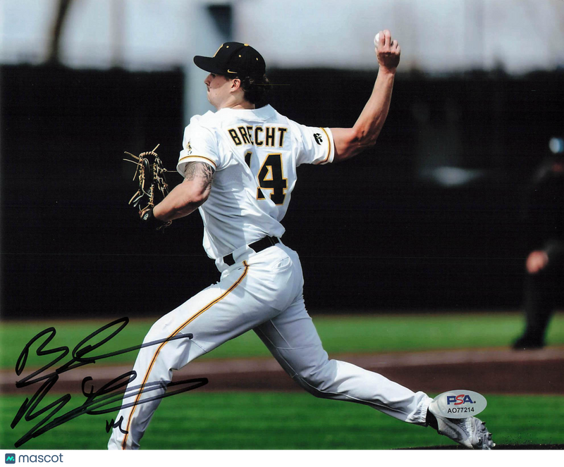Brody Brecht Signed photo PSA Iowa Hawkeyes