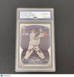 2023 Topps Bowman #BDC-60 Brayden Taylor Signed Card Auto 10 PSA Slabbed TB Rays