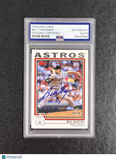 2003 Topps #145 Billy Wagner Signed Card Auto PSA Slabbed Astros