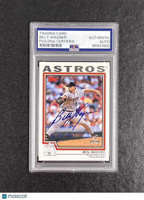 2003 Topps #145 Billy Wagner Signed Card Auto PSA Slabbed Astros