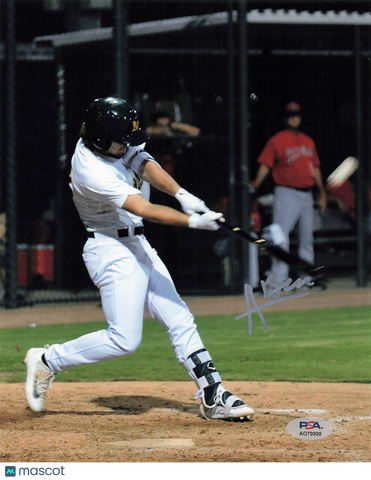 Austin Beck Oakland Athletics Signed 8x10 Photo PSA