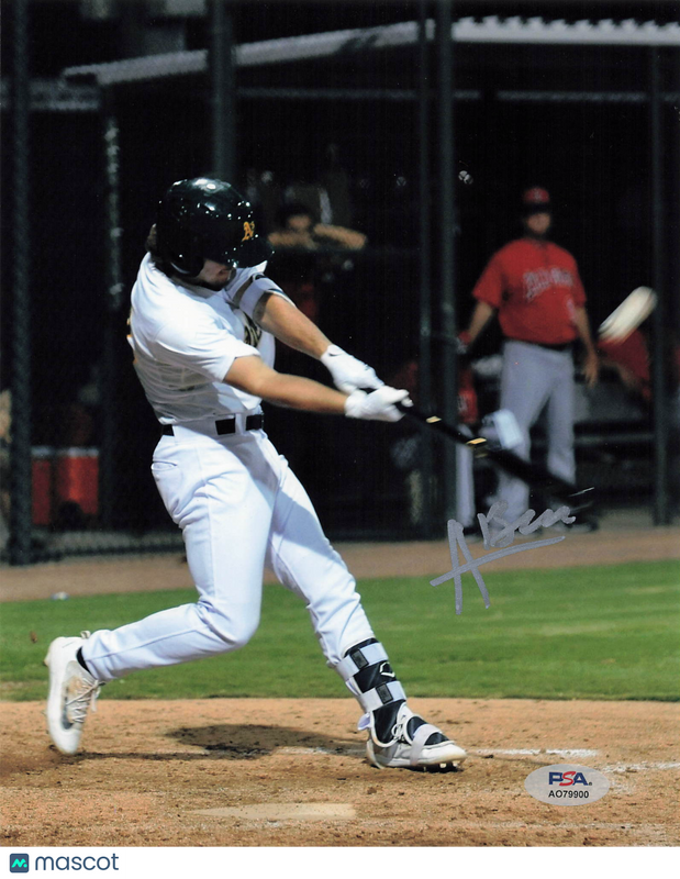 Austin Beck Oakland Athletics Signed 8x10 Photo PSA