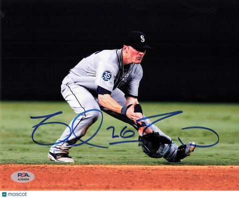 Brendan Ryan Seattle Mariners Signed 8x10 Photo PSA