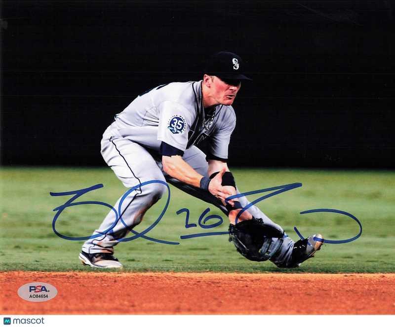 Brendan Ryan Seattle Mariners Signed 8x10 Photo PSA