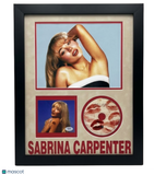 Sabrina Carpenter Signed Short n’ Sweet Framed CD Album PSA Autographed 16x20