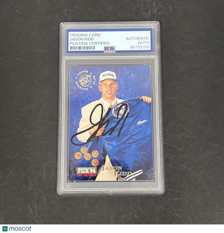 Jason Kidd 1994 Topps Stadium Club#172 Signed Card PSA Autographed