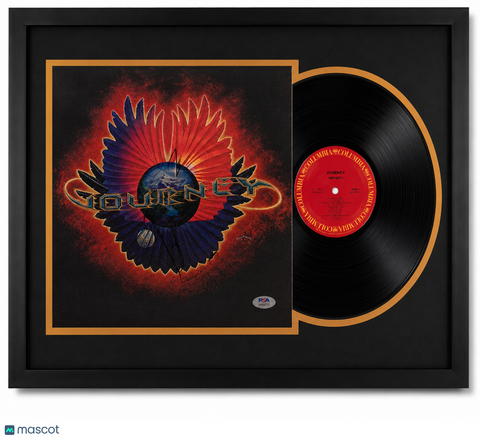 Neal Schon & Ross Valory Signed Infinity Framed Vinyl PSA Album Auth