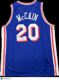 Jared McCain Signed Jersey PSA Philadelphia 76ers Autographed