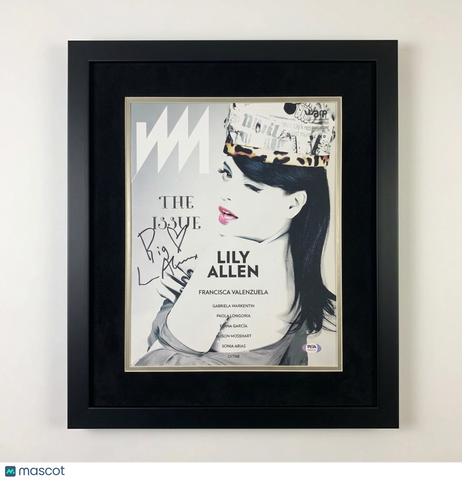 Lily Allen Signed 11x14 Photo Framed PSA Autographed