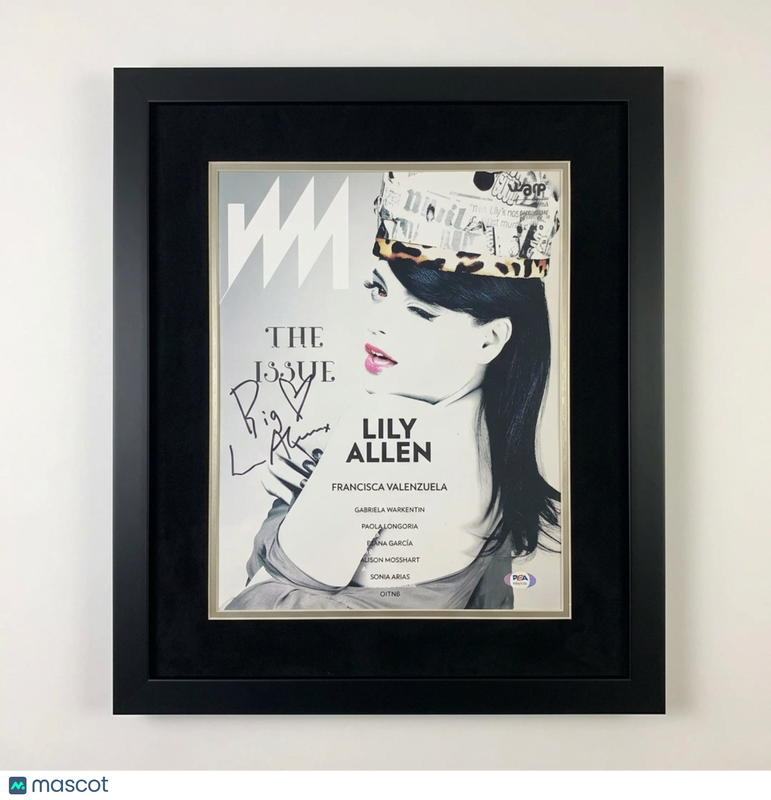 Lily Allen Signed 11x14 Photo Framed PSA Autographed
