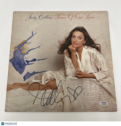 Judy Collins Signed Vinyl Cover PSA/DNA Autographed Times Of Our Lives