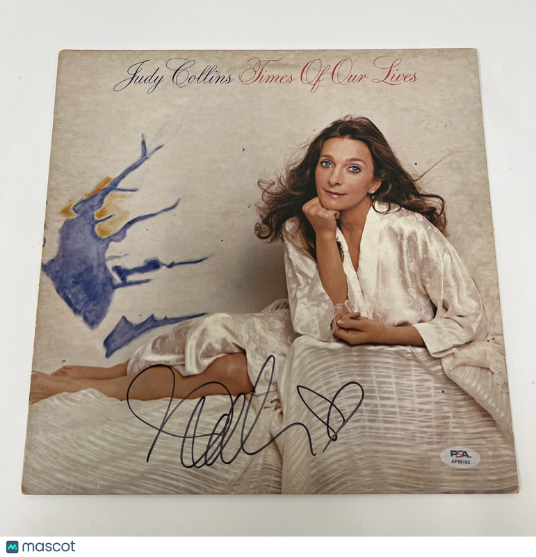 Judy Collins Signed Vinyl Cover PSA/DNA Autographed Times Of Our Lives