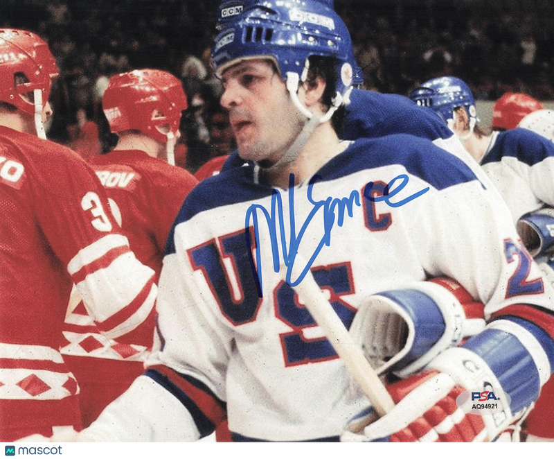 Mike Eruzione signed 8x10 Photo Hockey PSA Autographed