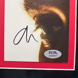 The Weeknd Signed CD Cover 16x20 Framed PSA Autographed Hurry up Tomorrow