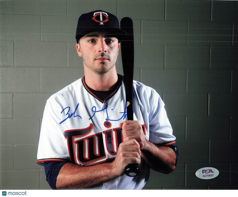 Zack Granite Minnesota Twins Signed 8x10 Photo PSA
