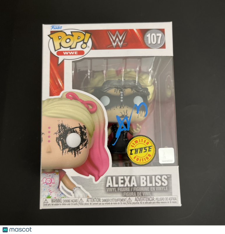 Alexa Bliss Signed Wrestling Funko Pop #107 PSA Encapsulated Autographed