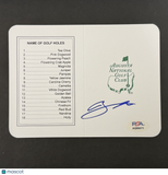 Byeong-hun An Signed Golf Masters Golf Scorecards PSA Autographed