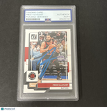 2022-23 Panini Donruss #24 Fred VanVleet signed card PSA Auto Raptors