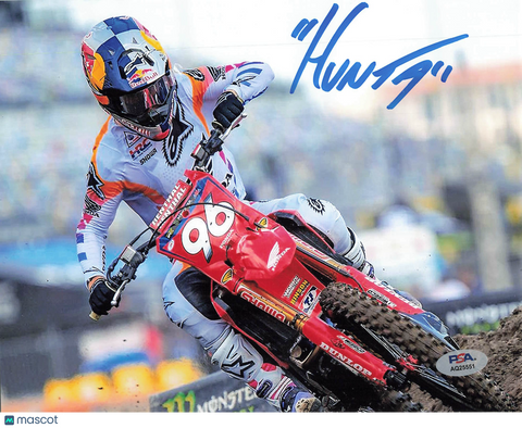 Hunter Lawrence Honda HRC Signed Motocross / Supercross 8x10 Photo