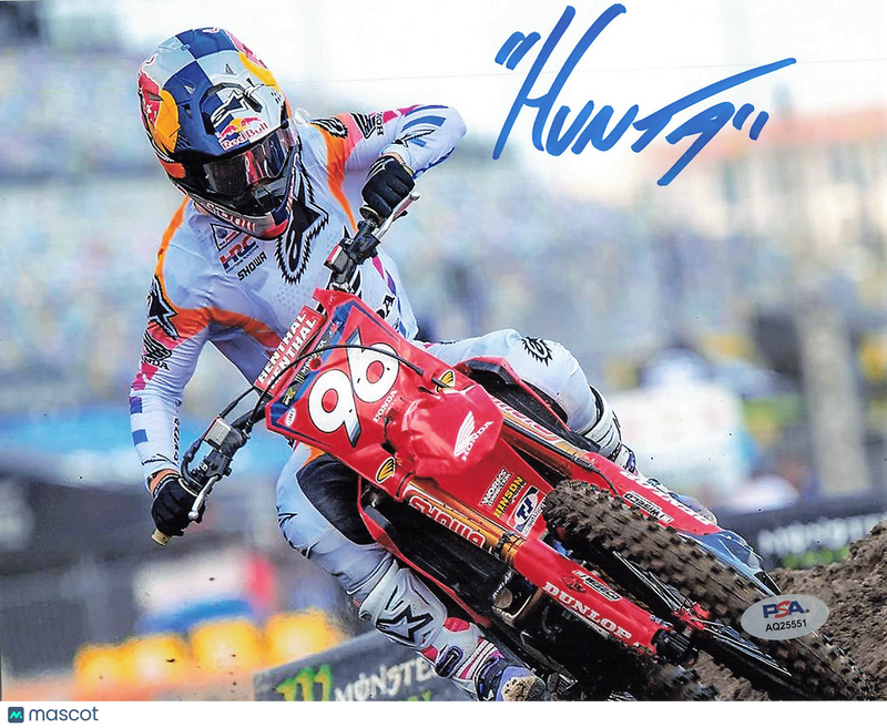 Hunter Lawrence Honda HRC Signed Motocross / Supercross 8x10 Photo