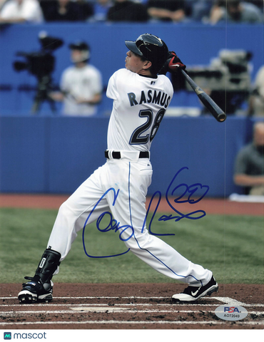 Colby Rasmus Toronto Blue Jays Signed 8x10 Photo PSA