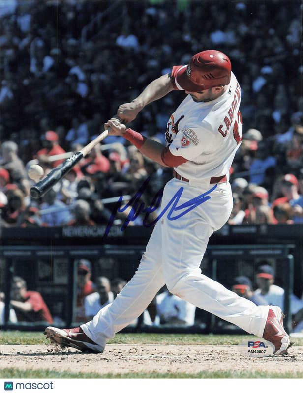 Matt Carpenter St. Louis Cardinals Signed 8x10 Photo PSA
