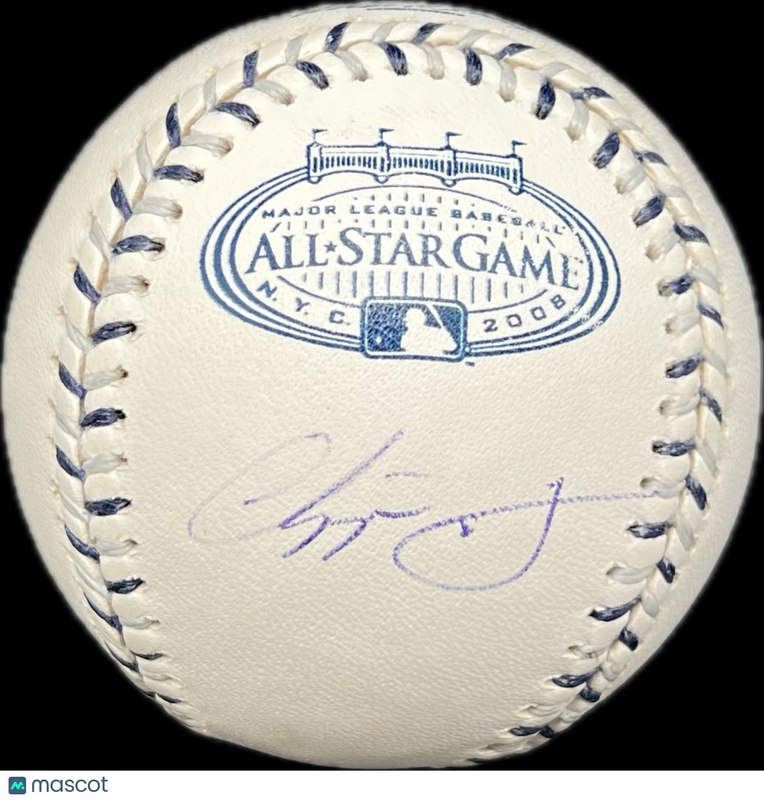 Chipper Jones Atlanta Braves Signed Baseball MLB PSA