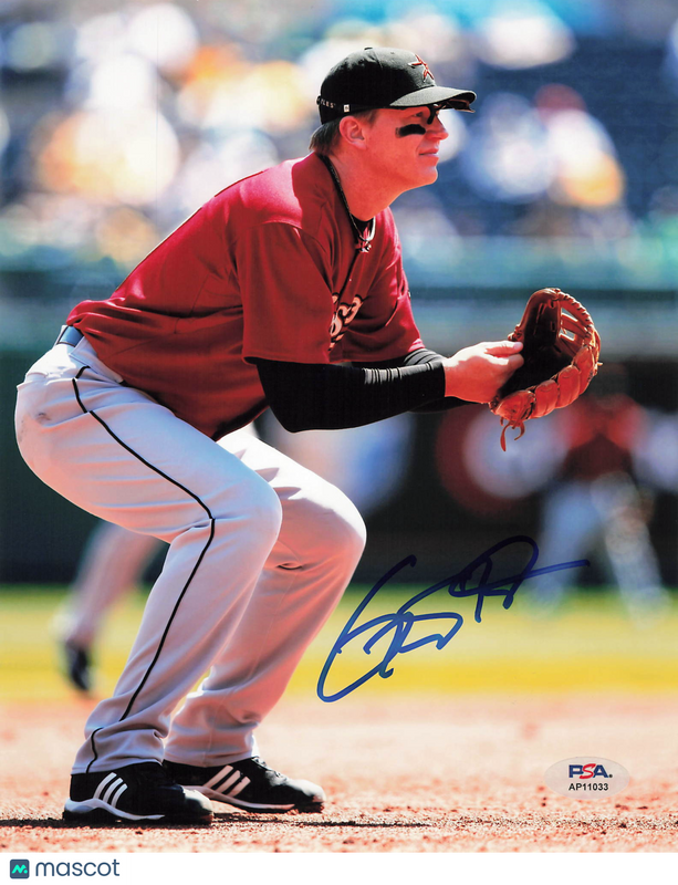 Geoff Blum Houston Astros Signed 8x10 Photo PSA