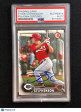 2016 Topps Bowman Briefing #BP66 Tyler Stephenson Signed Card AUTO PSA Slabbed R