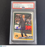 2006 Topps #413 Bob Weiss Signed Card PSA Slabbed Sonics