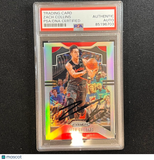 2019-20 Panini Prizm #116 ZACH COLLINS Signed Card AUTO PSA Slabbed Blazers