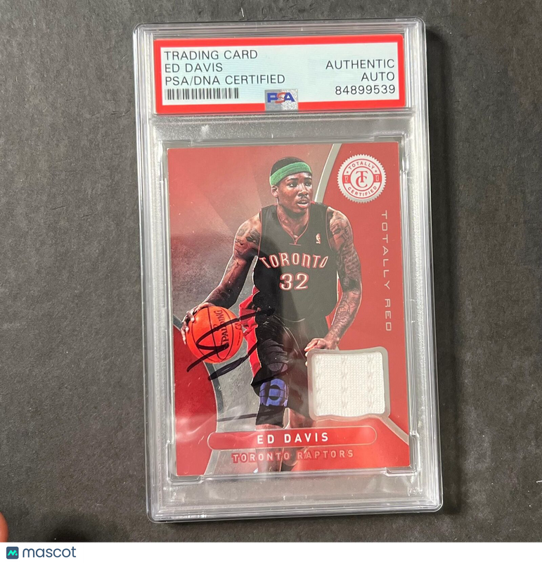 2012-13 Panini #149 Ed Davis Signed Card AUTO PSA Slabbed Raptors
