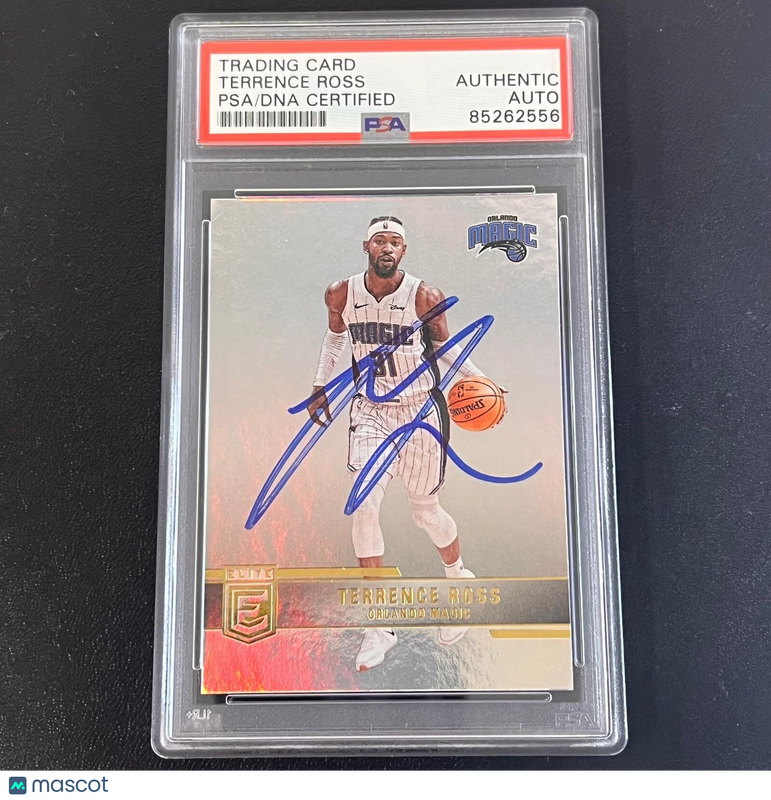 2021-22 Panini Basketball #13 Terrence Ross Signed Card AUTO PSA Slabbed Magic