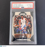 2017-18 Panini Prizm Basketball #57 Justise Winslow Signed Card AUTO PSA/DNA Sla