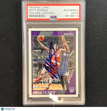 2016-17 Panini NBA Hoops #38 Matt Barnes Signed Card AUTO PSA Slabbed Kings